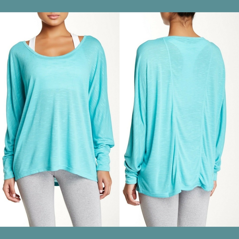 EUC Zella Zella Scoop Neck Dolman Long Sleeve Tee